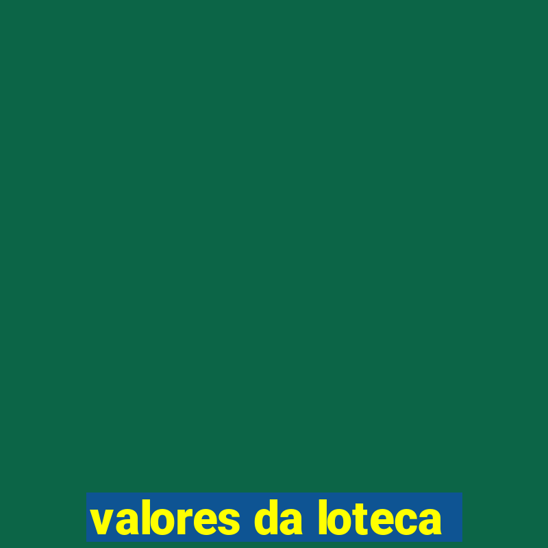 valores da loteca