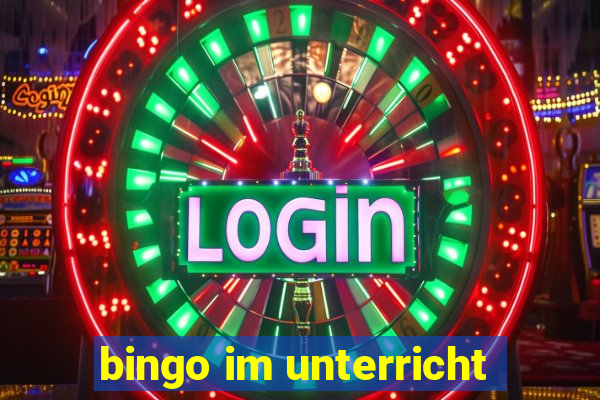 bingo im unterricht