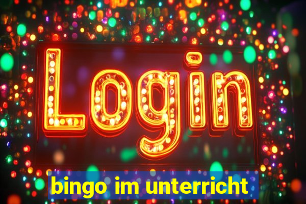 bingo im unterricht