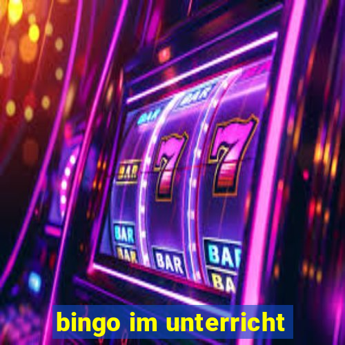 bingo im unterricht