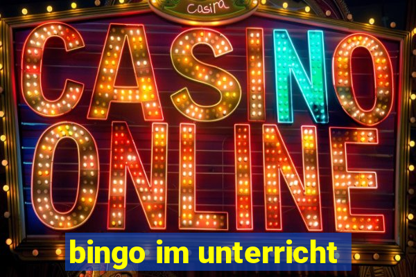 bingo im unterricht