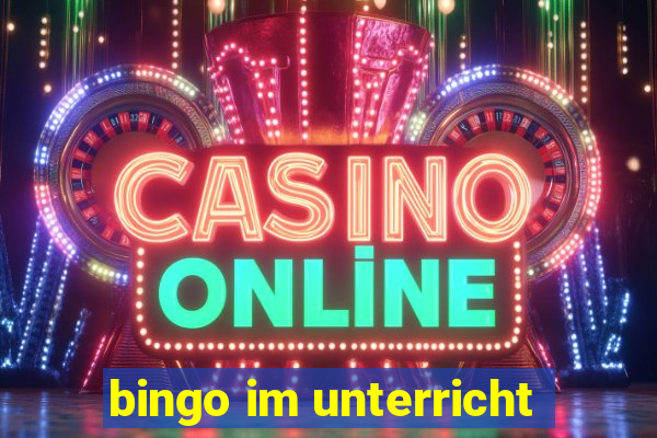 bingo im unterricht