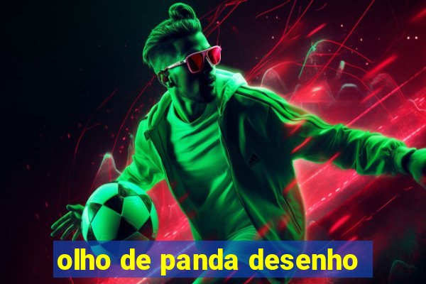 olho de panda desenho