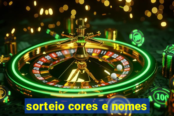 sorteio cores e nomes