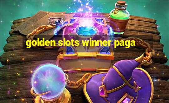 golden slots winner paga