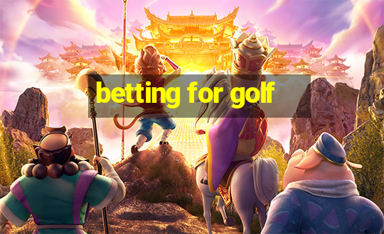 betting for golf