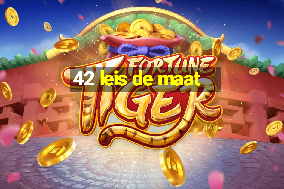 42 leis de maat