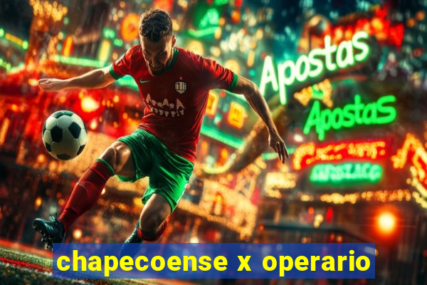 chapecoense x operario