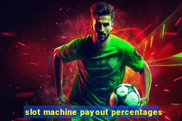 slot machine payout percentages