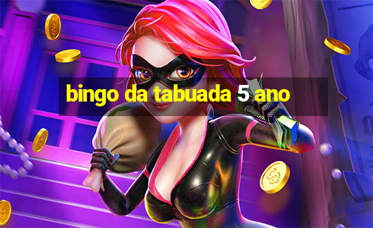 bingo da tabuada 5 ano