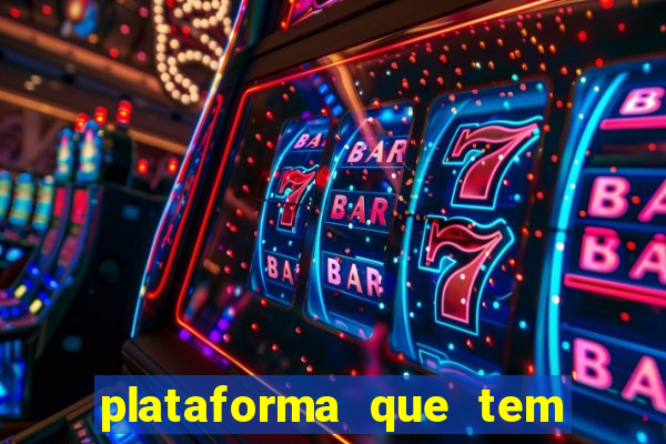 plataforma que tem o fortune tiger