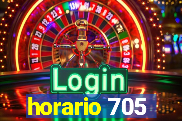 horario 705