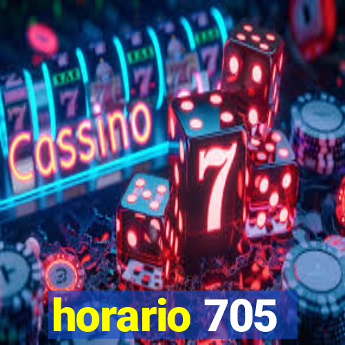 horario 705