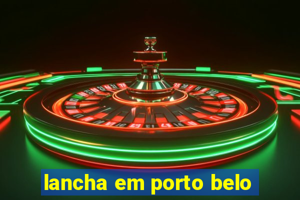 lancha em porto belo