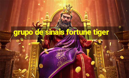 grupo de sinais fortune tiger