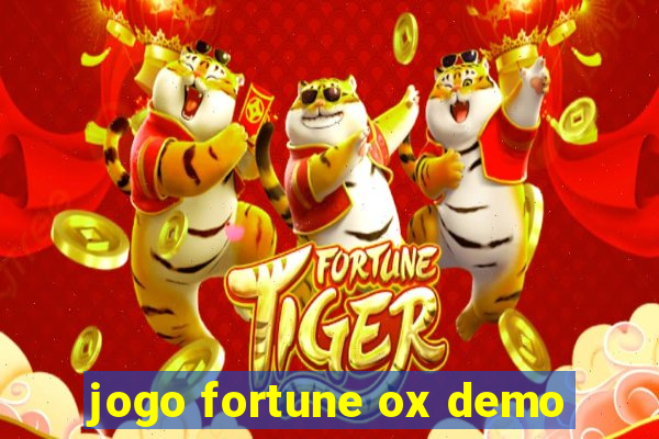 jogo fortune ox demo