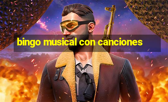 bingo musical con canciones