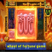 wheel of fortune game