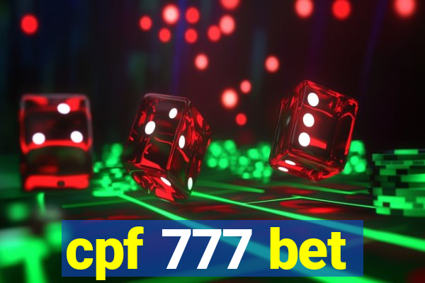 cpf 777 bet