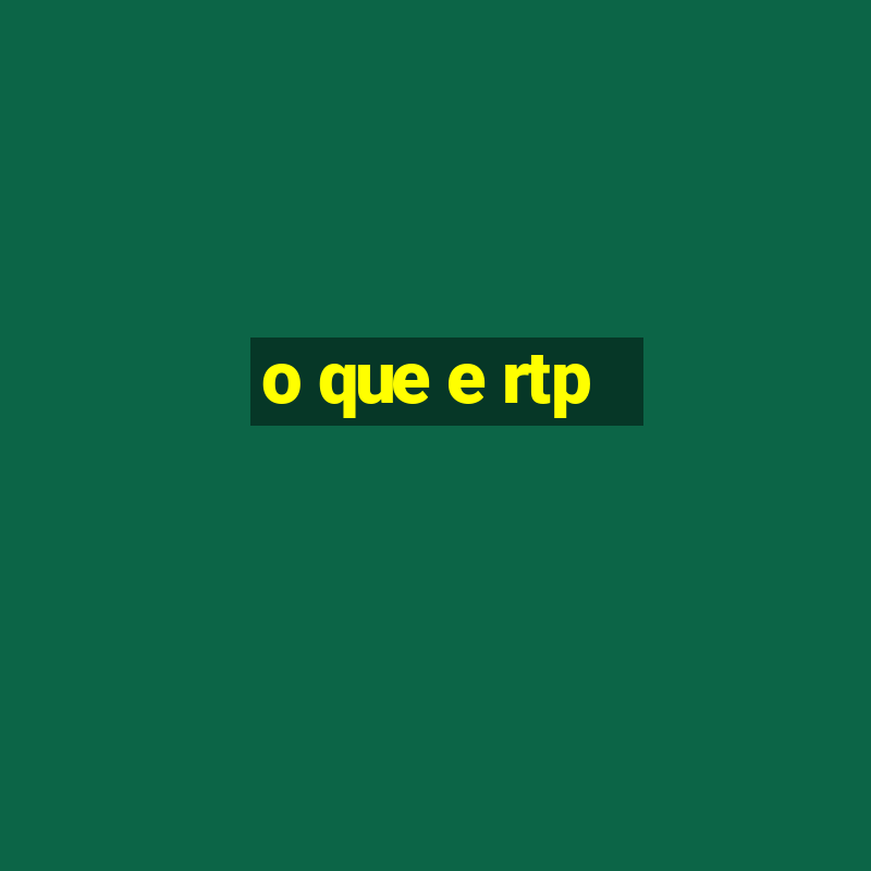 o que e rtp