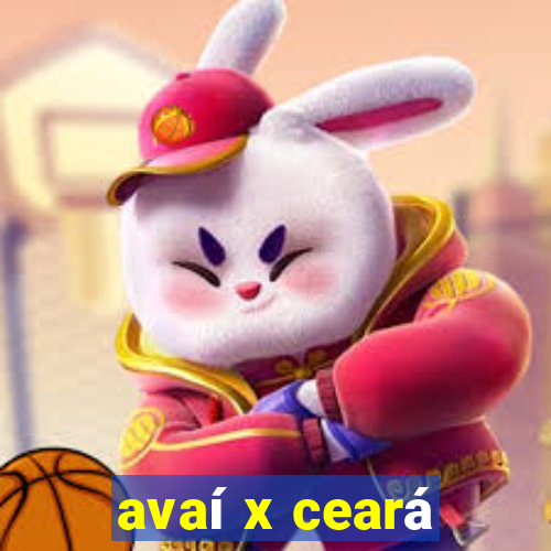 avaí x ceará