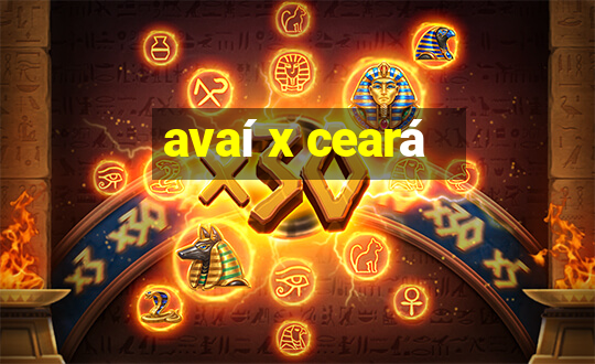 avaí x ceará