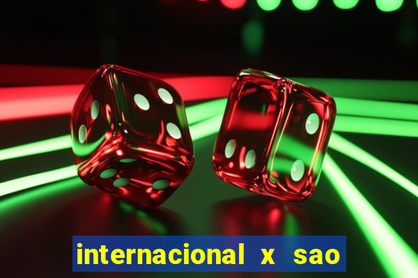 internacional x sao paulo palpite