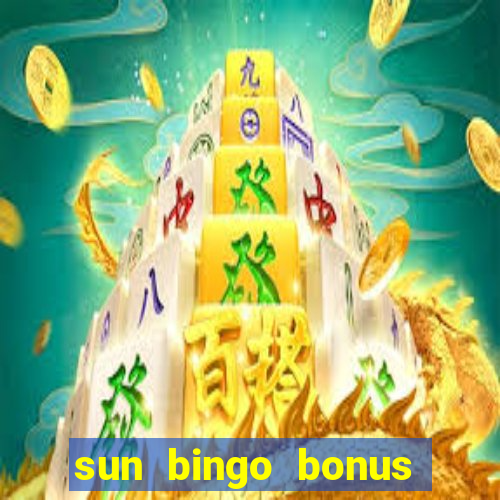 sun bingo bonus terms and conditions