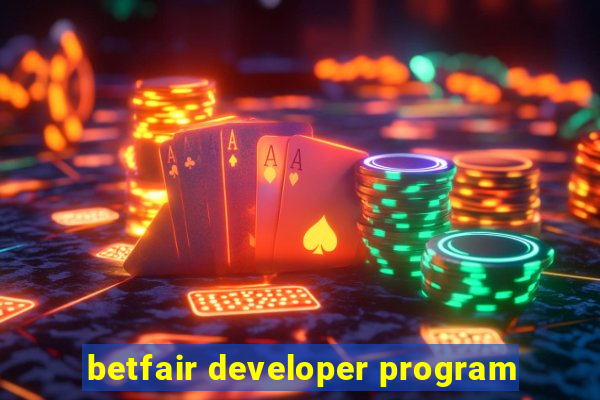 betfair developer program