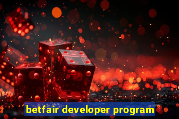 betfair developer program