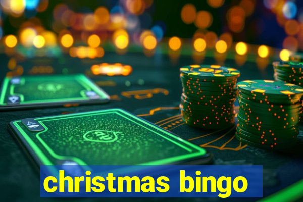 christmas bingo