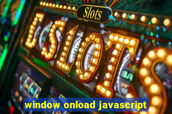 window onload javascript