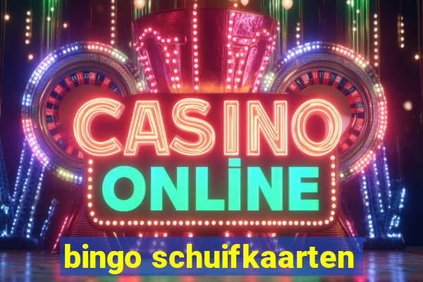 bingo schuifkaarten