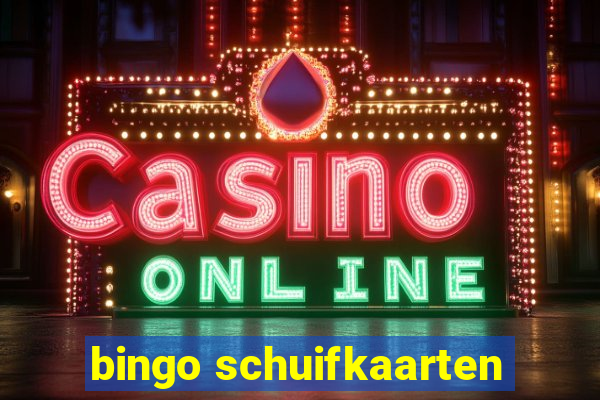 bingo schuifkaarten