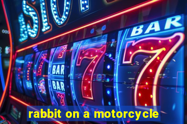 rabbit on a motorcycle