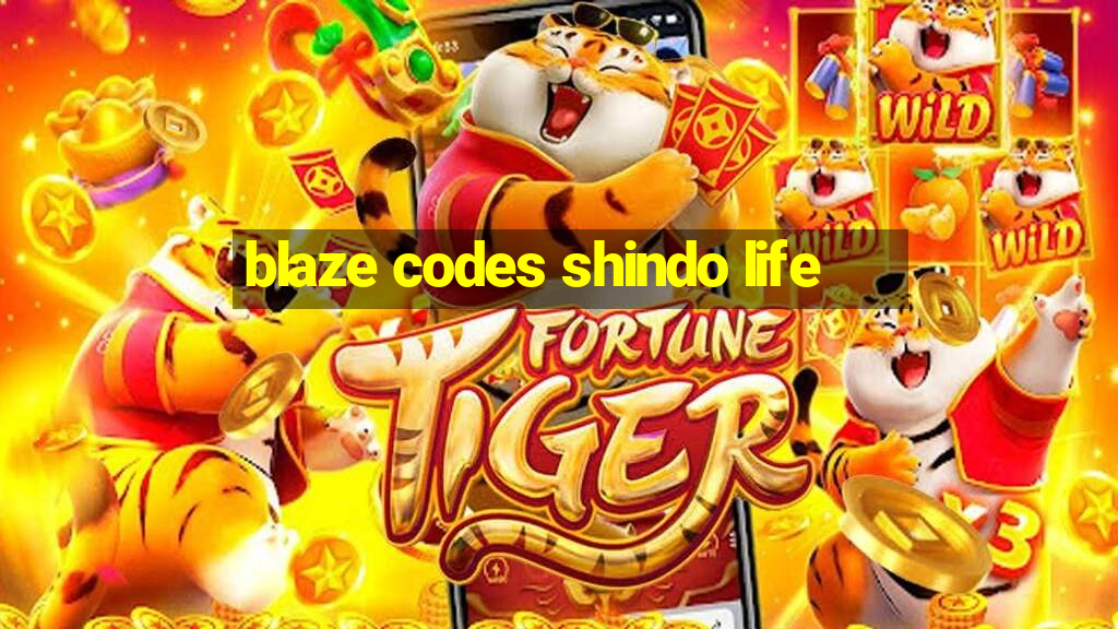 blaze codes shindo life