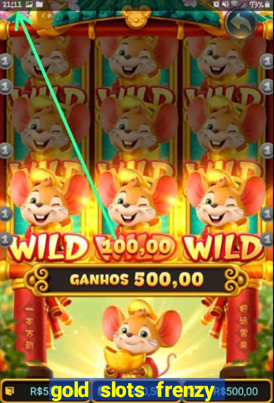 gold slots frenzy paga mesmo