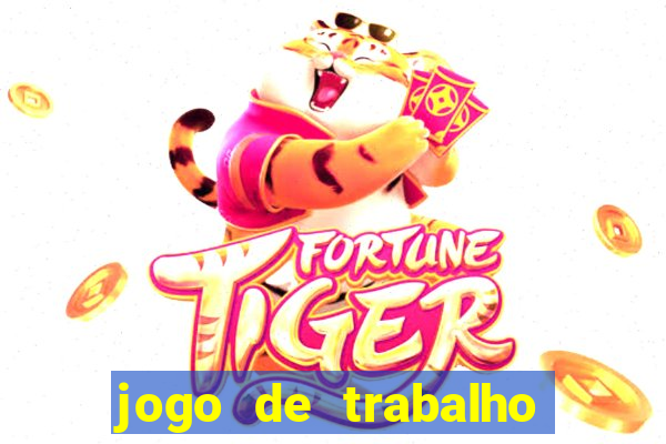 jogo de trabalho no escritório