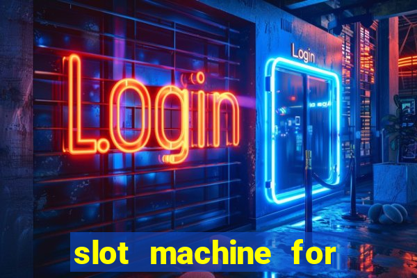 slot machine for home bar