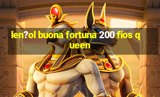 len?ol buona fortuna 200 fios queen