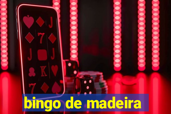 bingo de madeira