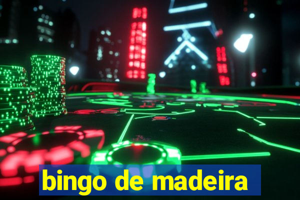 bingo de madeira