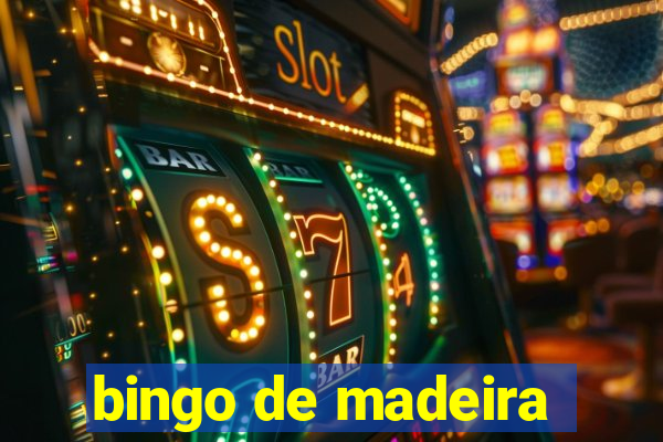 bingo de madeira