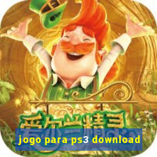 jogo para ps3 download