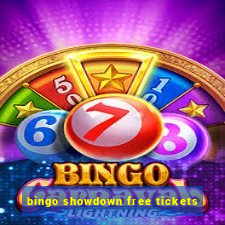 bingo showdown free tickets