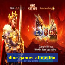 dice games at casino