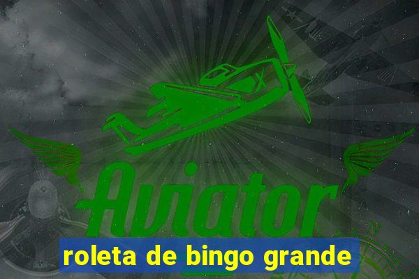 roleta de bingo grande