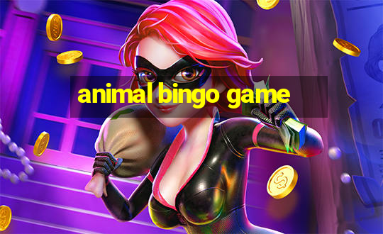 animal bingo game