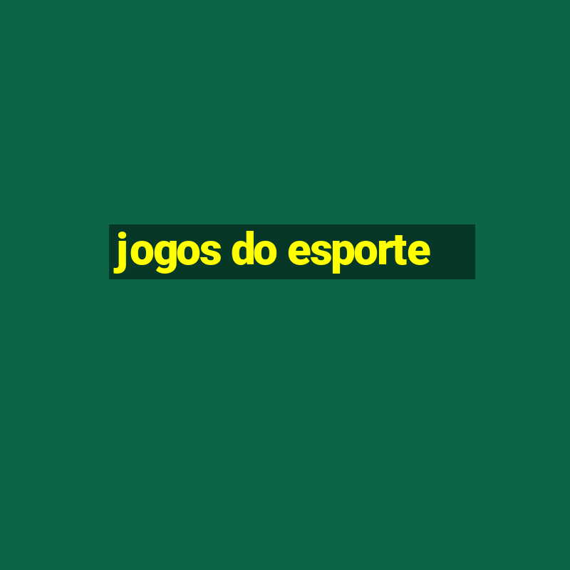 jogos do esporte