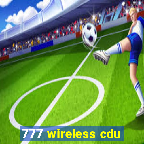 777 wireless cdu